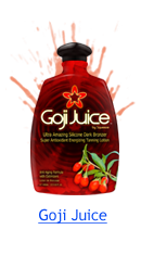 goji juice indoor tanning lotion
